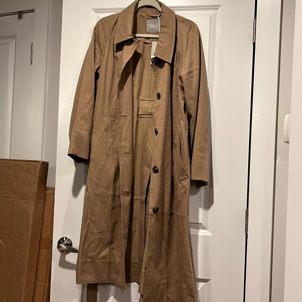 Everlane The Gathered Drape Trench